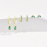 Fiorenza Viridelle Earrings Set | Gold