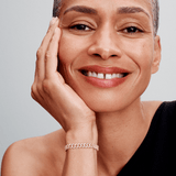 Moissanite Cuban Bracelet | Gold