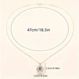 Kavella Noctazure Necklace | Gold