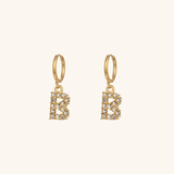 Wilhelmina Initial Earrings