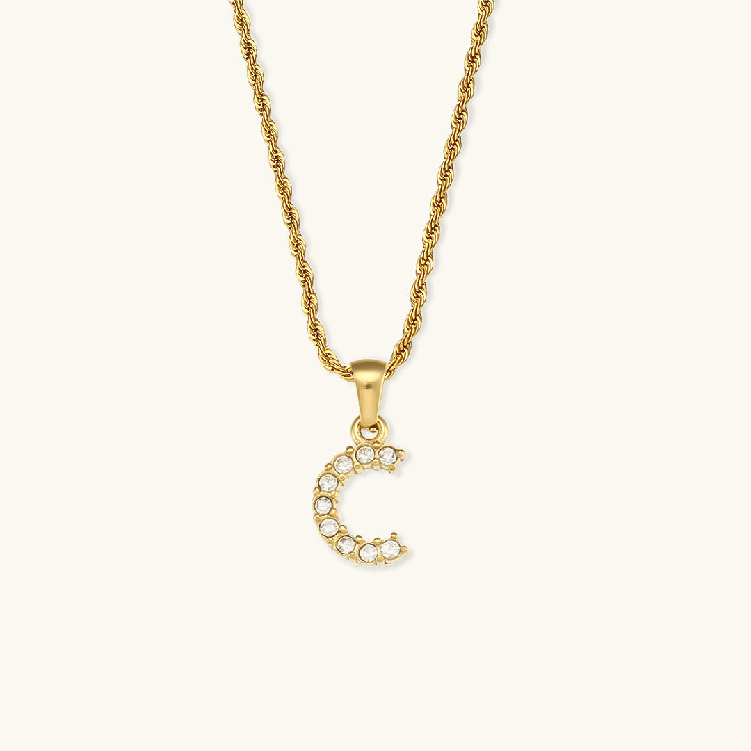 Maeve Initial Diamond Necklace