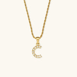 Maeve Initial Diamond Necklace