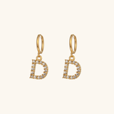 Wilhelmina Initial Earrings