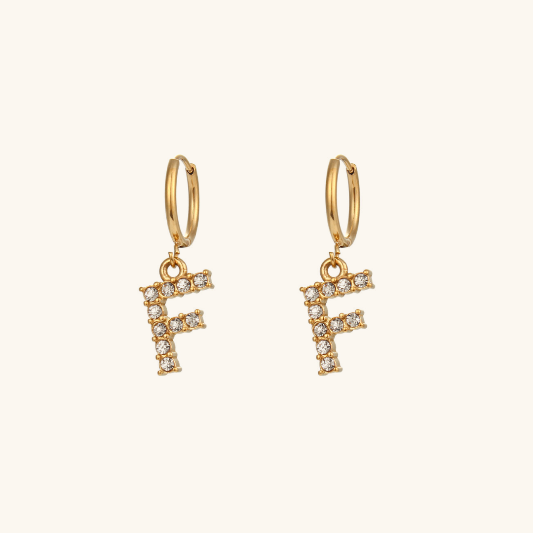 Wilhelmina Initial Earrings