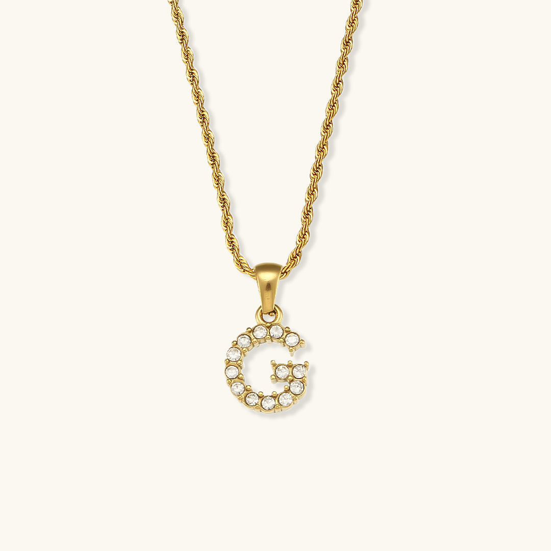 Maeve Initial Diamond Necklace