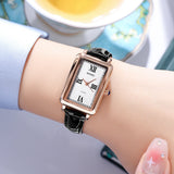 Leather-Strapped Casual Watch