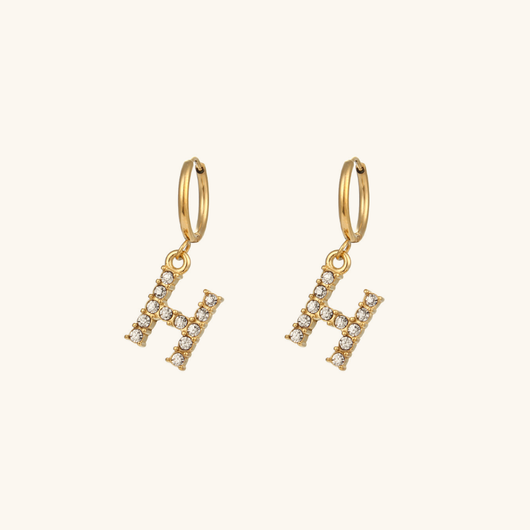 Wilhelmina Initial Earrings