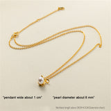 Butterfly Pearl Necklace