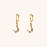 Wilhelmina Initial Earrings