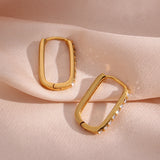 Maya Gold Hoop Earrings