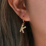 Wilhelmina Initial Earrings
