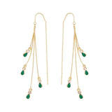 Calista Moreau Tassel Earrings | Gold