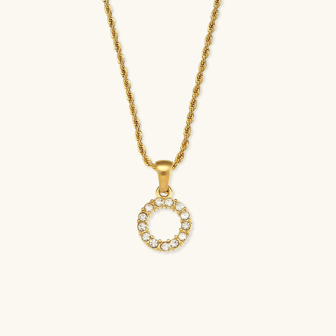 Maeve Initial Diamond Necklace