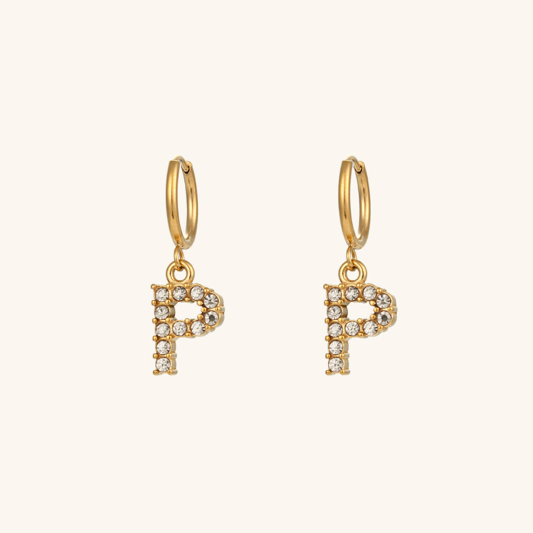 Wilhelmina Initial Earrings