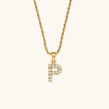 Maeve Initial Diamond Necklace