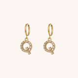 Wilhelmina Initial Earrings