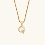 Maeve Initial Diamond Necklace