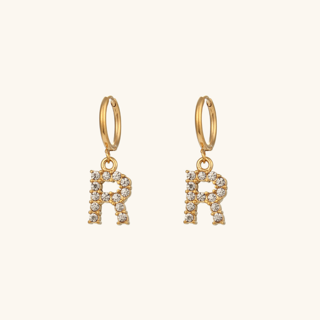 Wilhelmina Initial Earrings