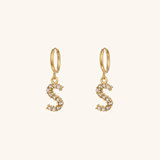 Wilhelmina Initial Earrings
