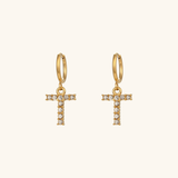 Wilhelmina Initial Earrings