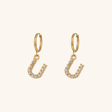 Wilhelmina Initial Earrings