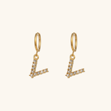 Wilhelmina Initial Earrings