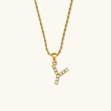 Maeve Initial Diamond Necklace