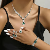 Adriana Lysandre Jewelry Set | White Gold